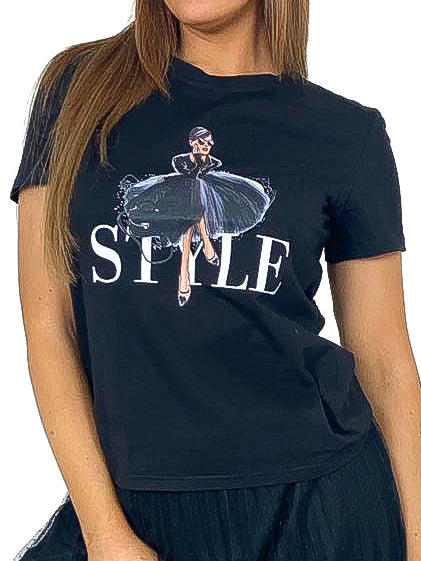"STYLE" Fashion Print T-Shirt