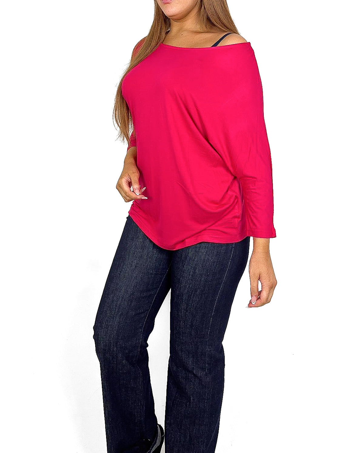 Jersey Batwing Top