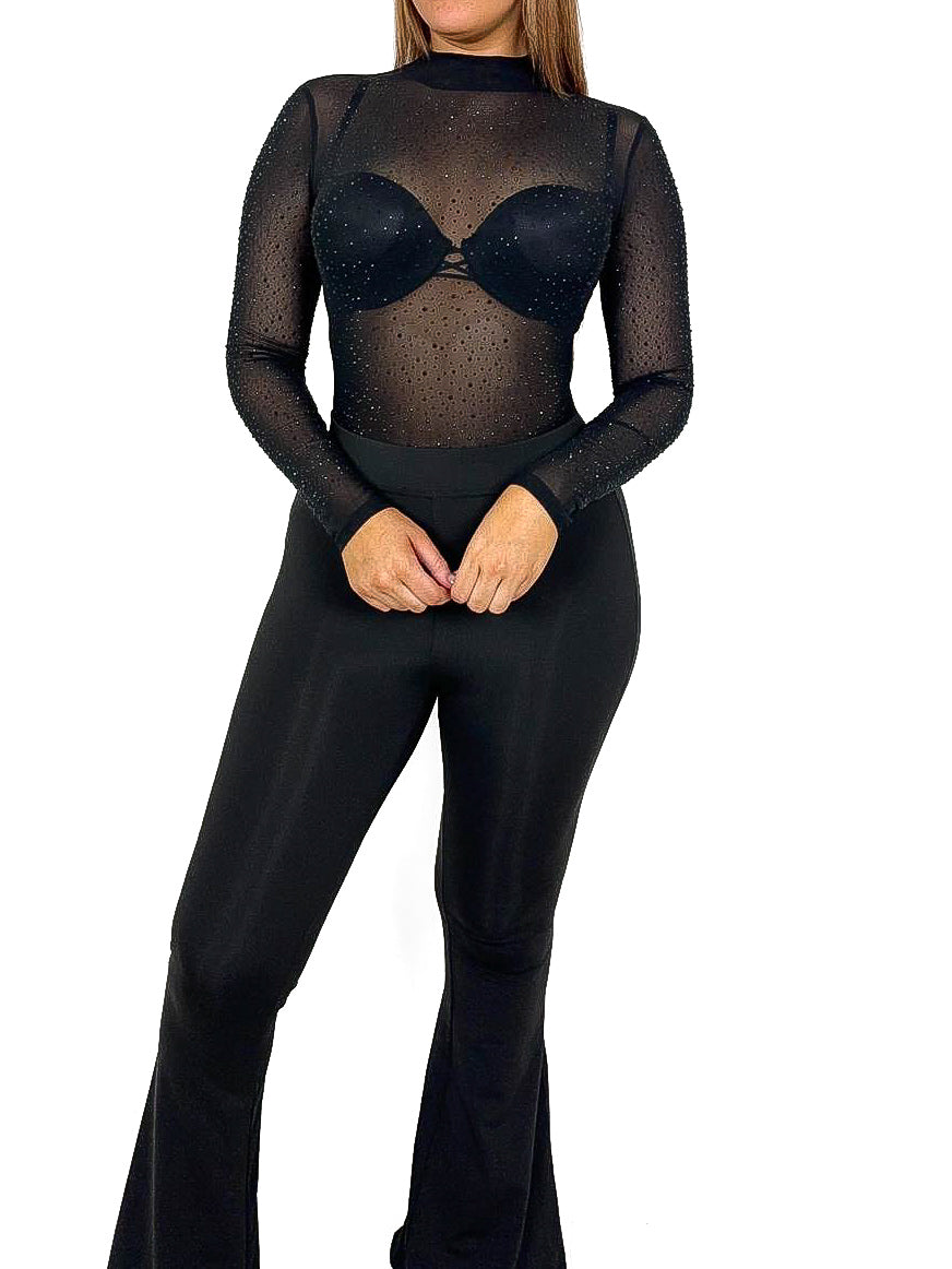 Diamante Mesh Bodysuit
