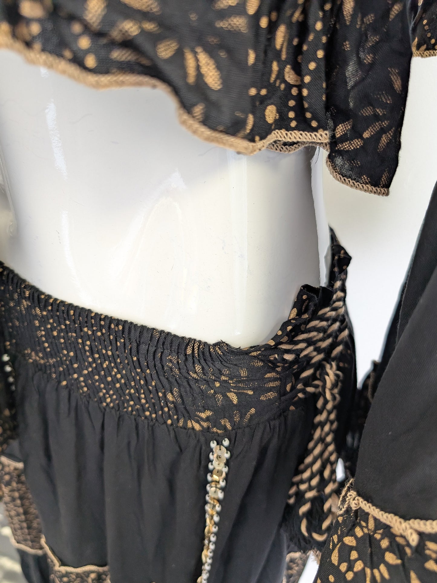 Sequin Embellished Skirt Set