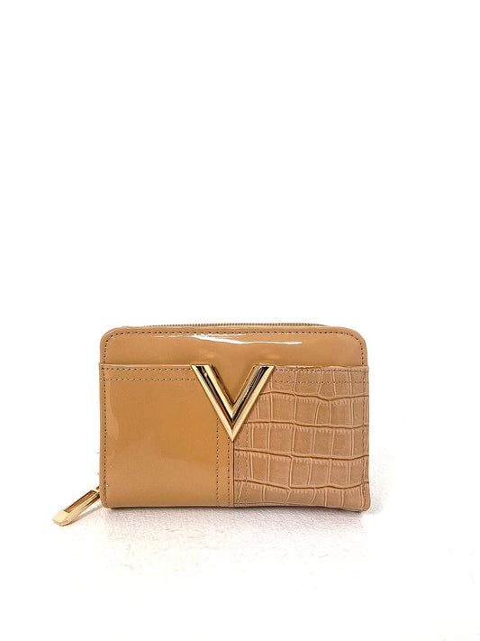 Small Patent "V" Front Purse
