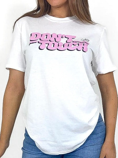 "Don't Touch" Logo T-Shirt