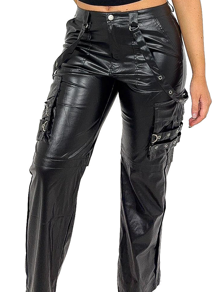 PU Punk Trousers