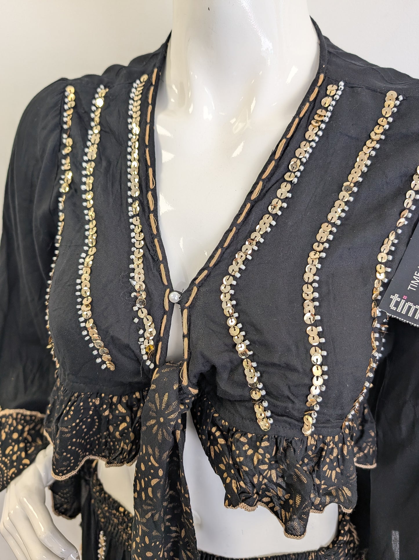 Sequin Embellished Boho Co-Ord