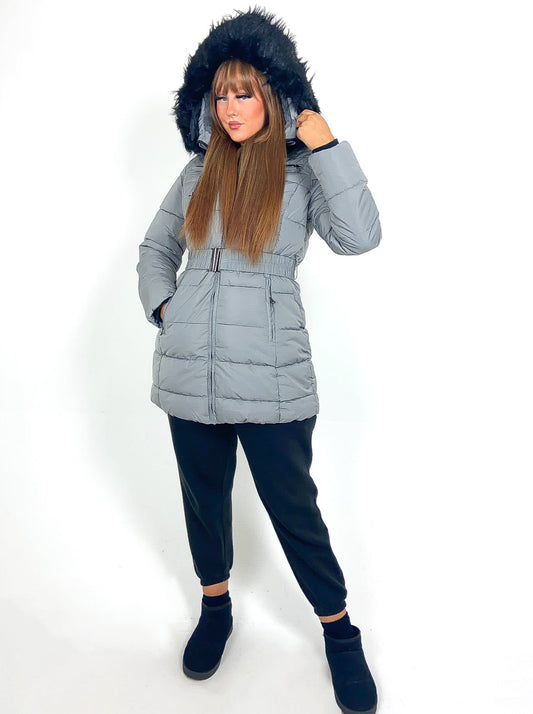 Longer Quilted Puffer Coat
