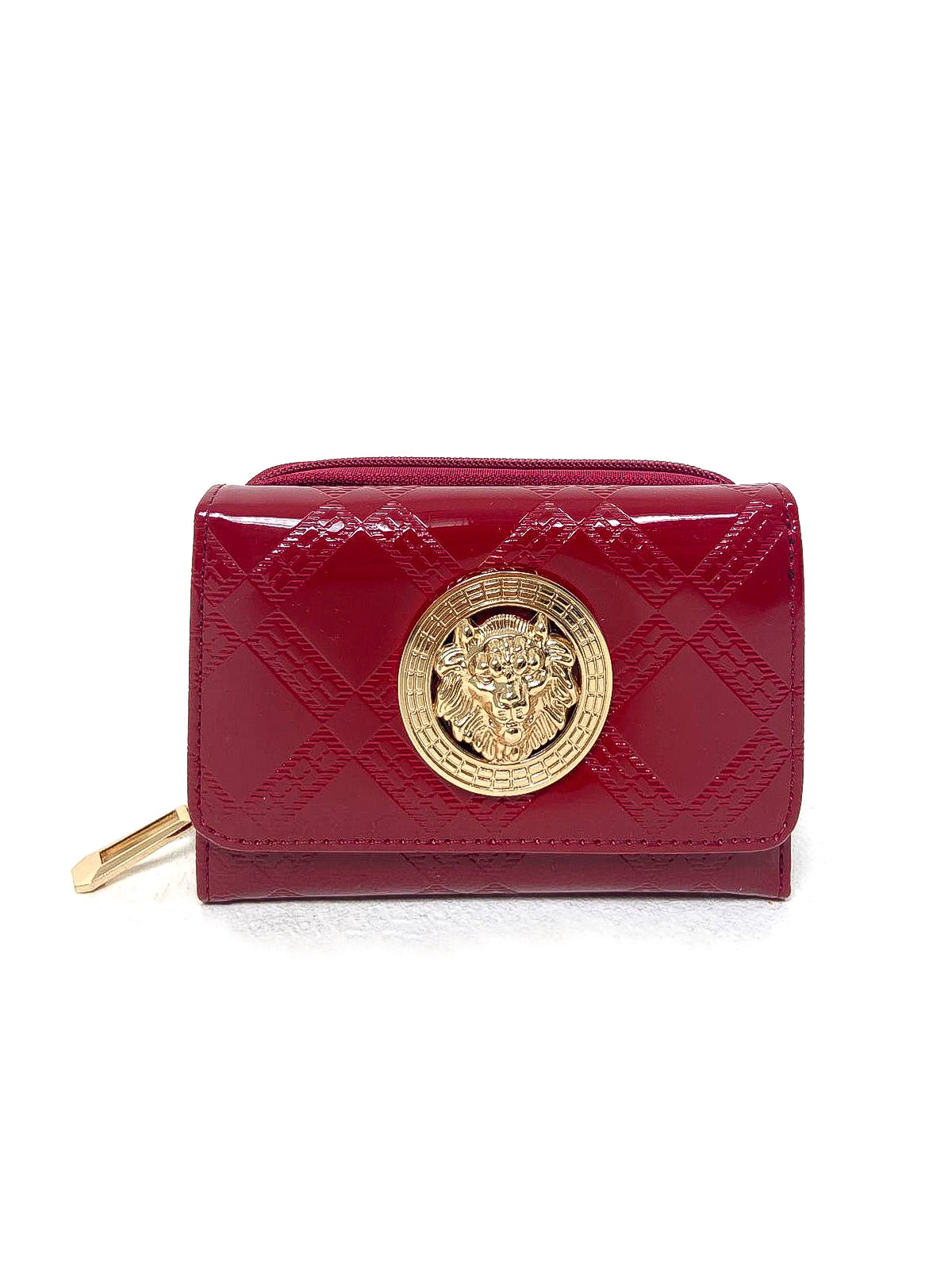 Small Patent Emblem Purse