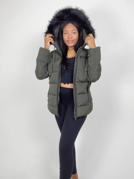 Quilted Puffer Coat