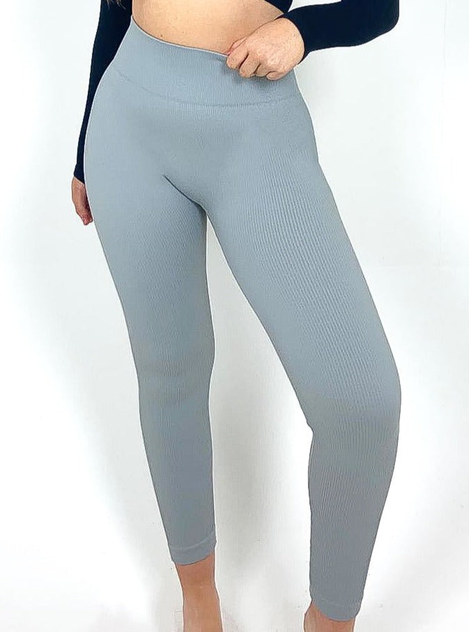 Seamless Ribbed Leggings