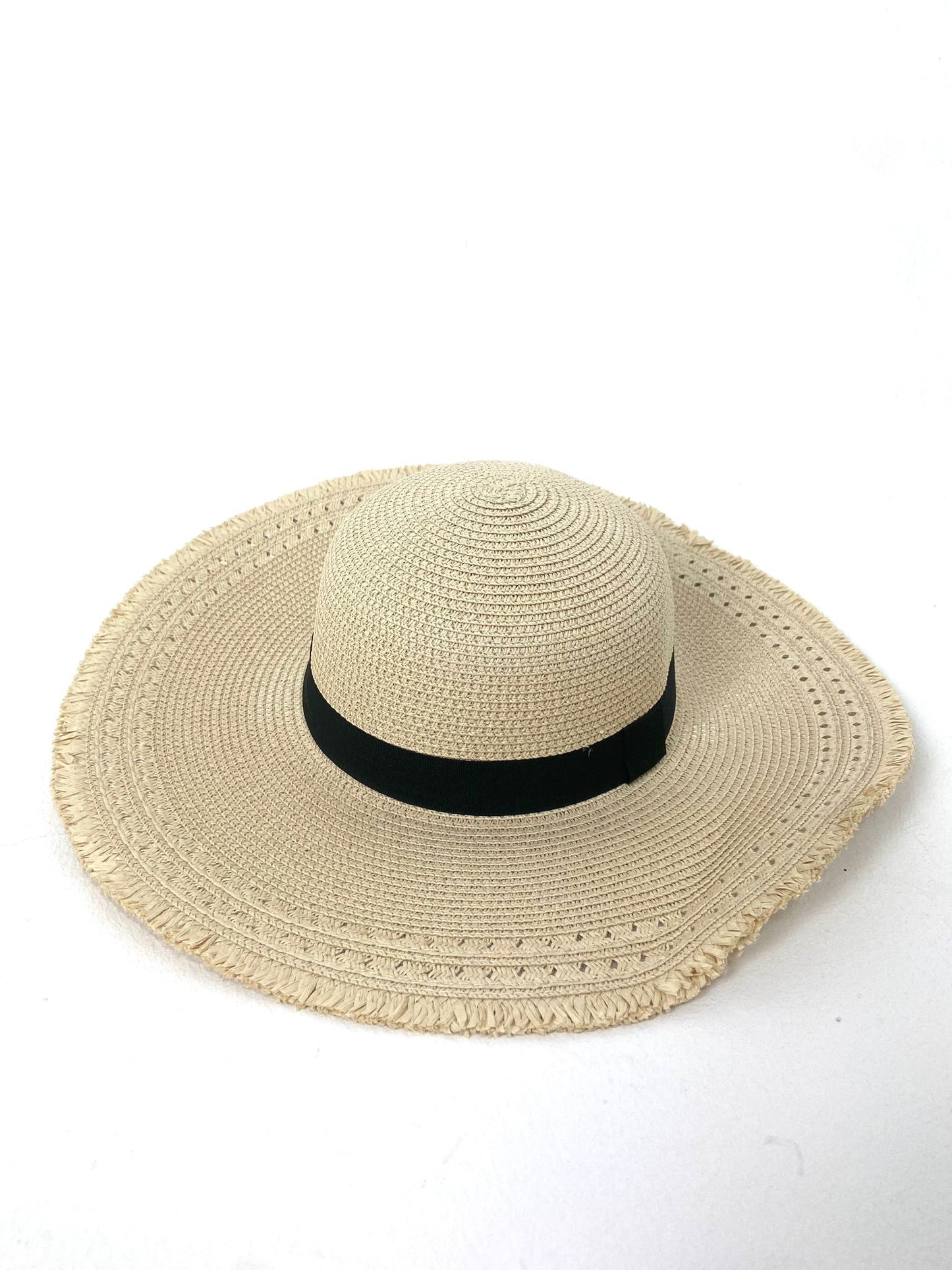 Ribbon Detail Straw Summer Hat