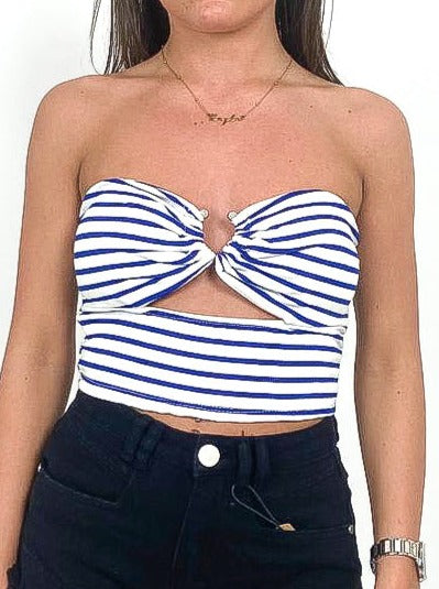 Striped Tube Top