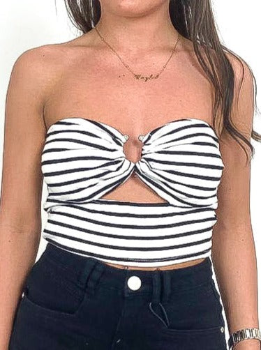 Striped Tube Top