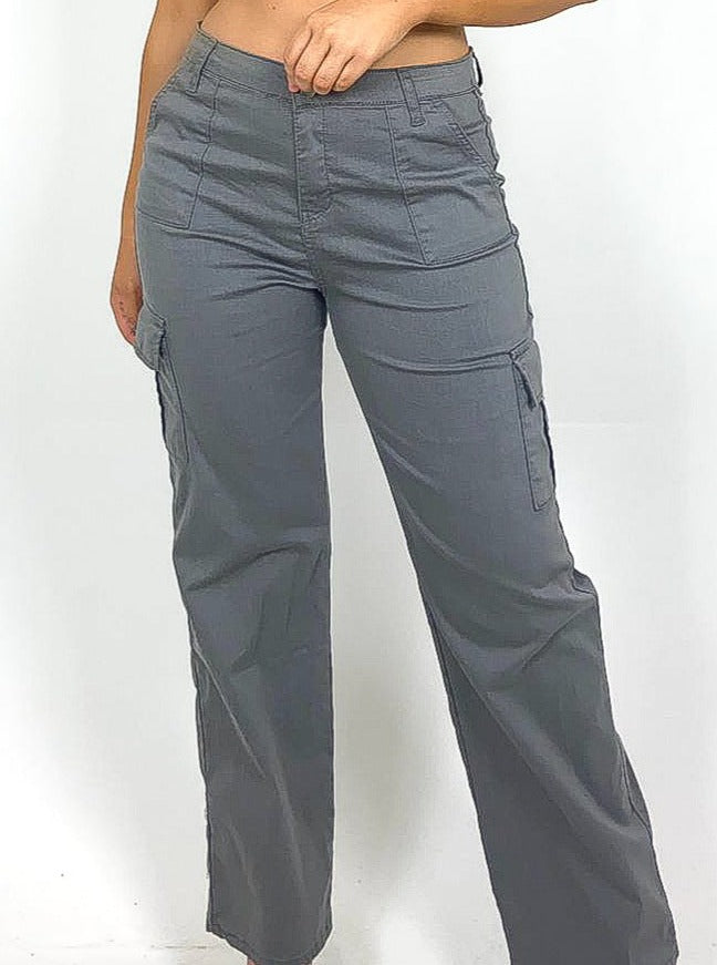 Straight Leg Cargo Pants