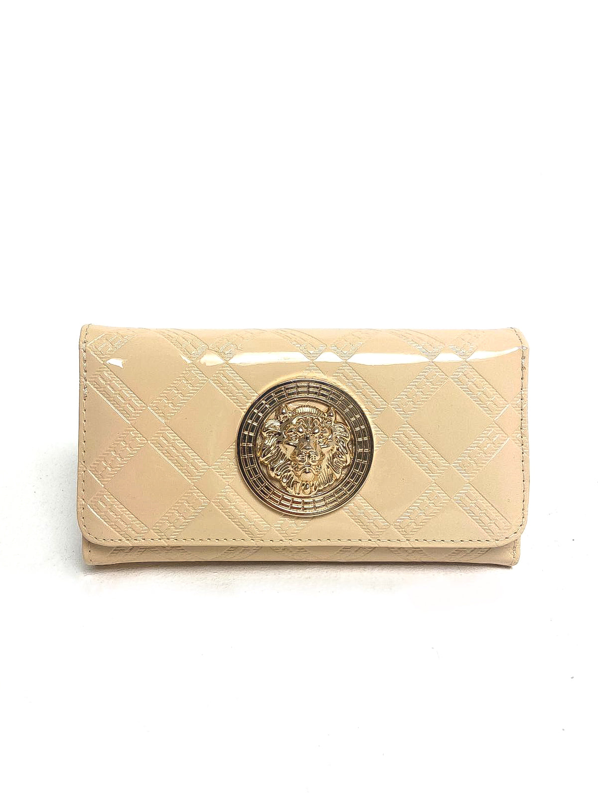 Small Patent Emblem Purse