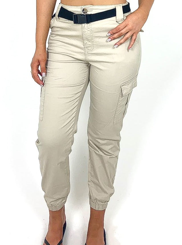 Belted Cargo Pants