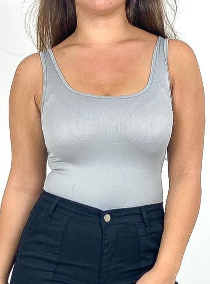 Seamless Rib Detail Bodysuit