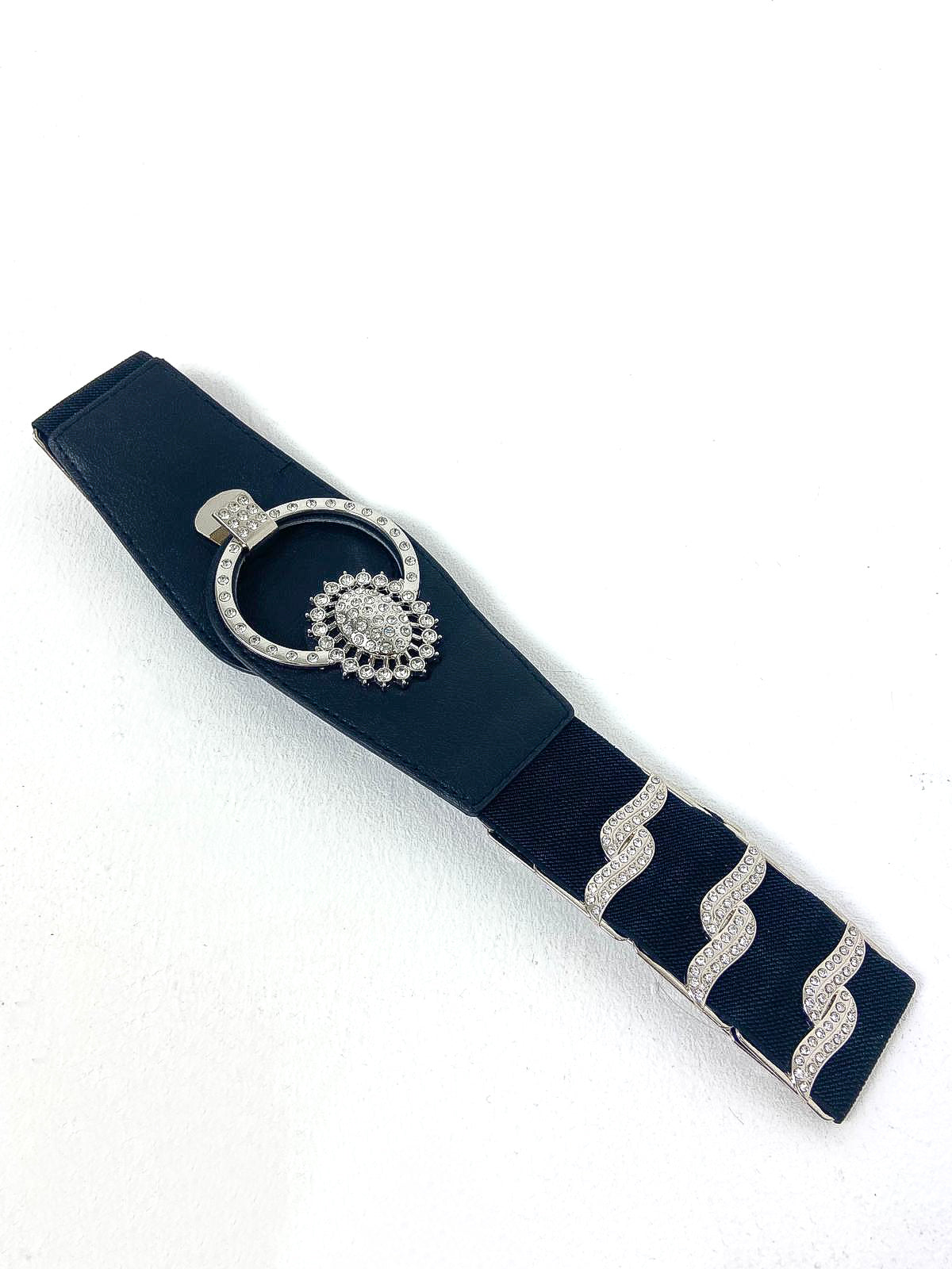 Swirl Diamante Detail Belt