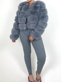 Premium Faux Fur Cropped Jacket