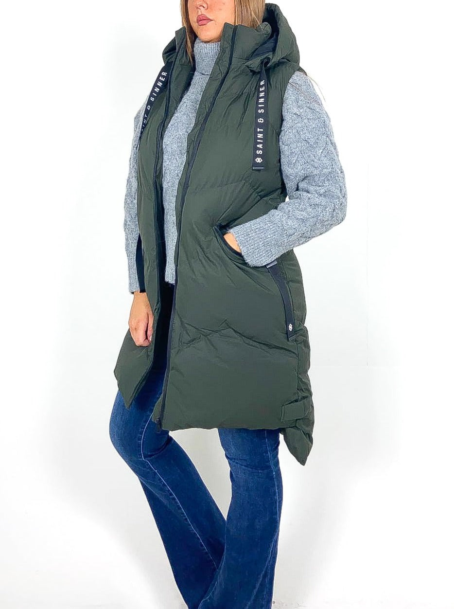 "S&S" Longline Padded Gilet