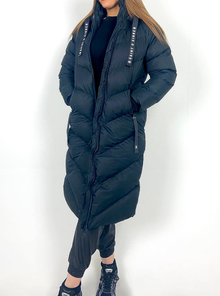 "S&S" Maxi Length Padded Coat