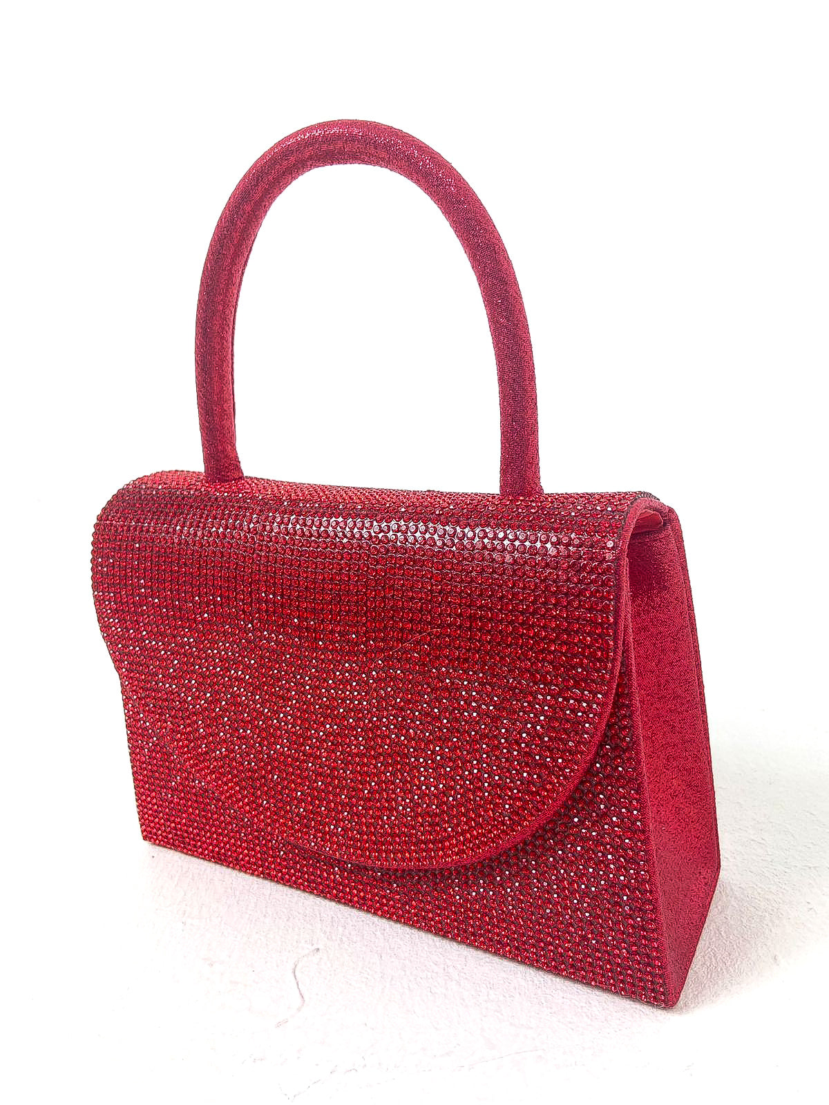 Top Handle Glitter & Diamante Bag