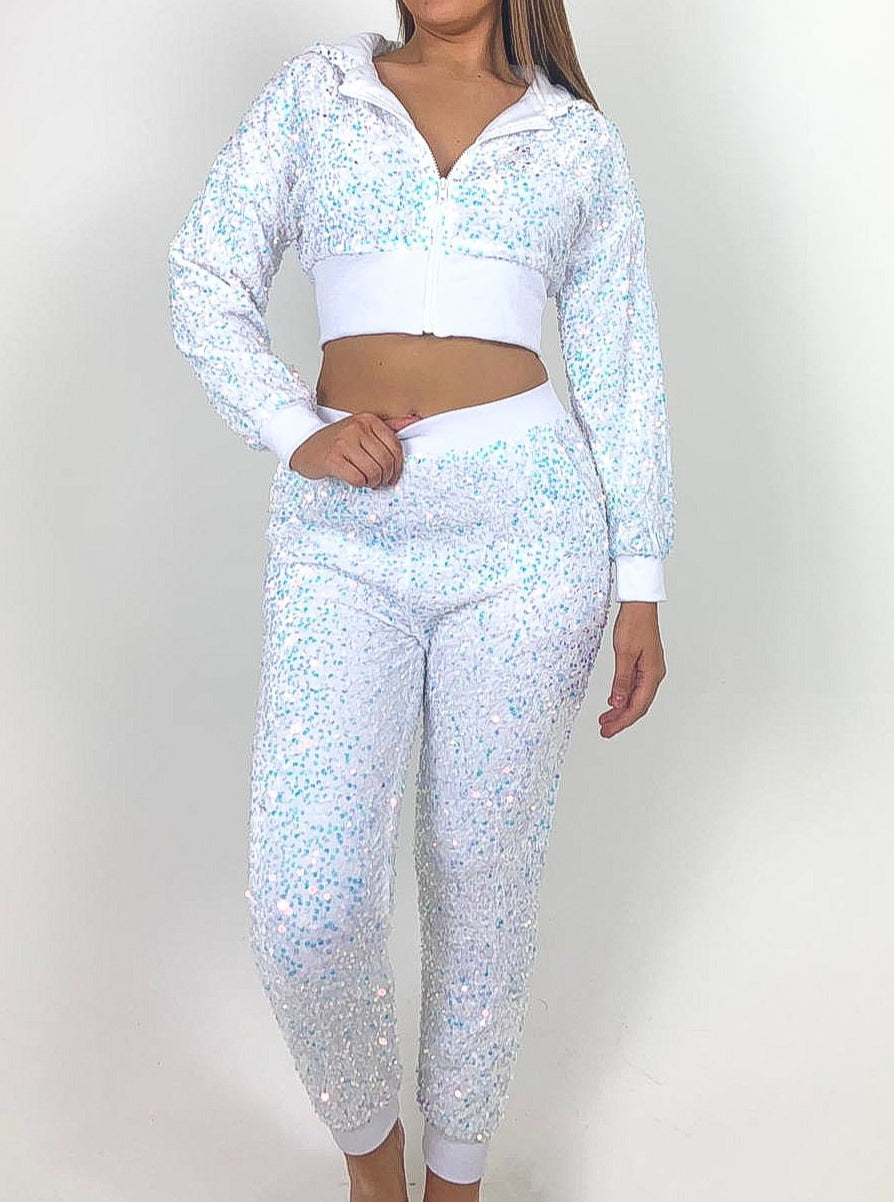 Sequin Tracksuit