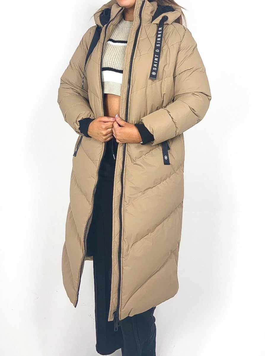 "S&S" Maxi Length Padded Coat