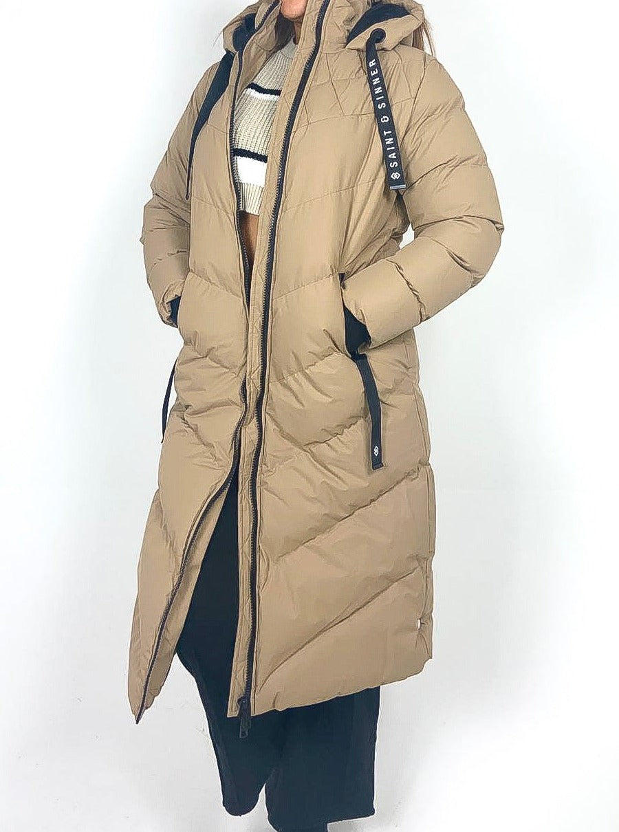 "S&S" Maxi Length Padded Coat