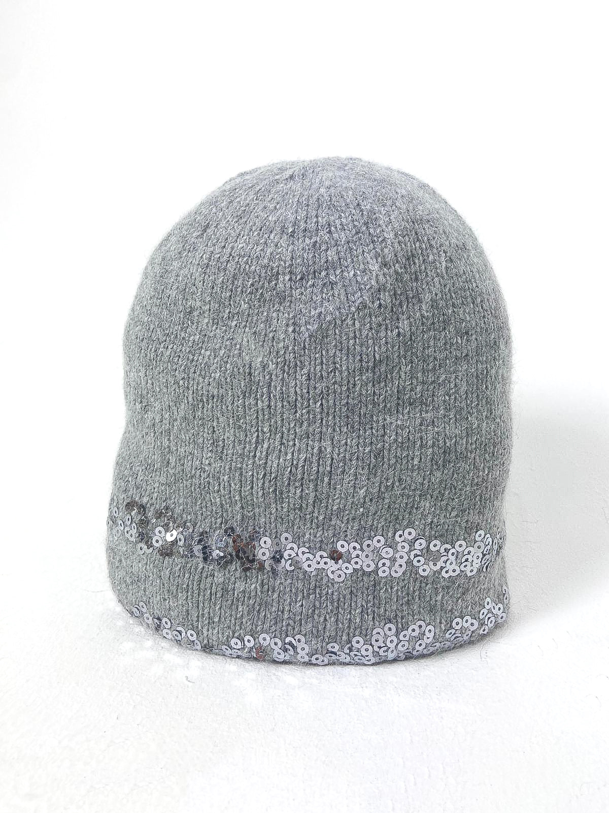 Sequin Detail Beanie Hat