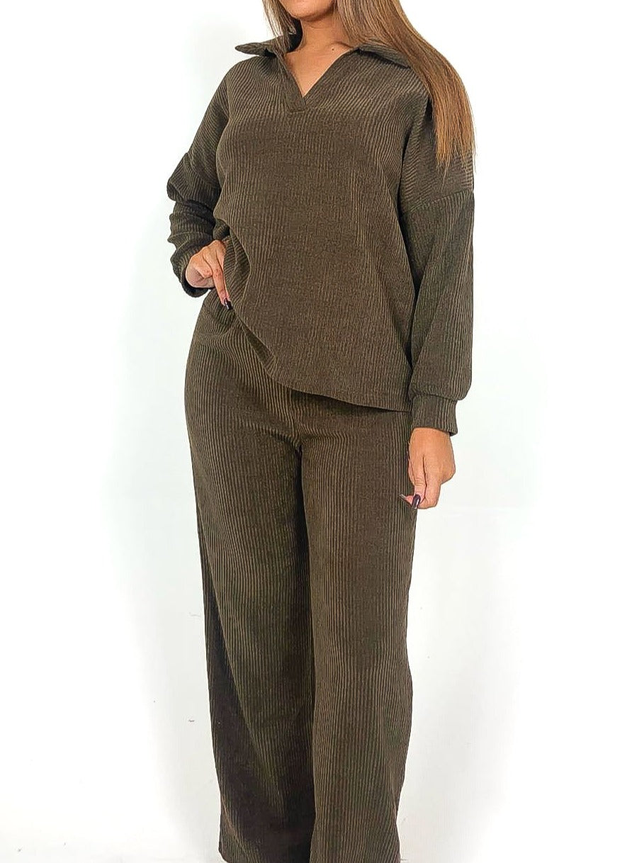 Oversized Corduroy Lounge Suit