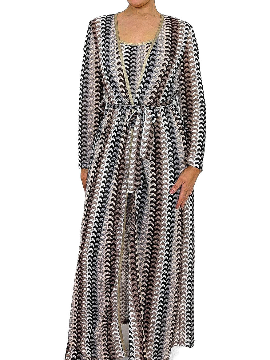 3 Piece Zig Zag Summer Suit