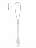 Knotted Drop Necklace Set