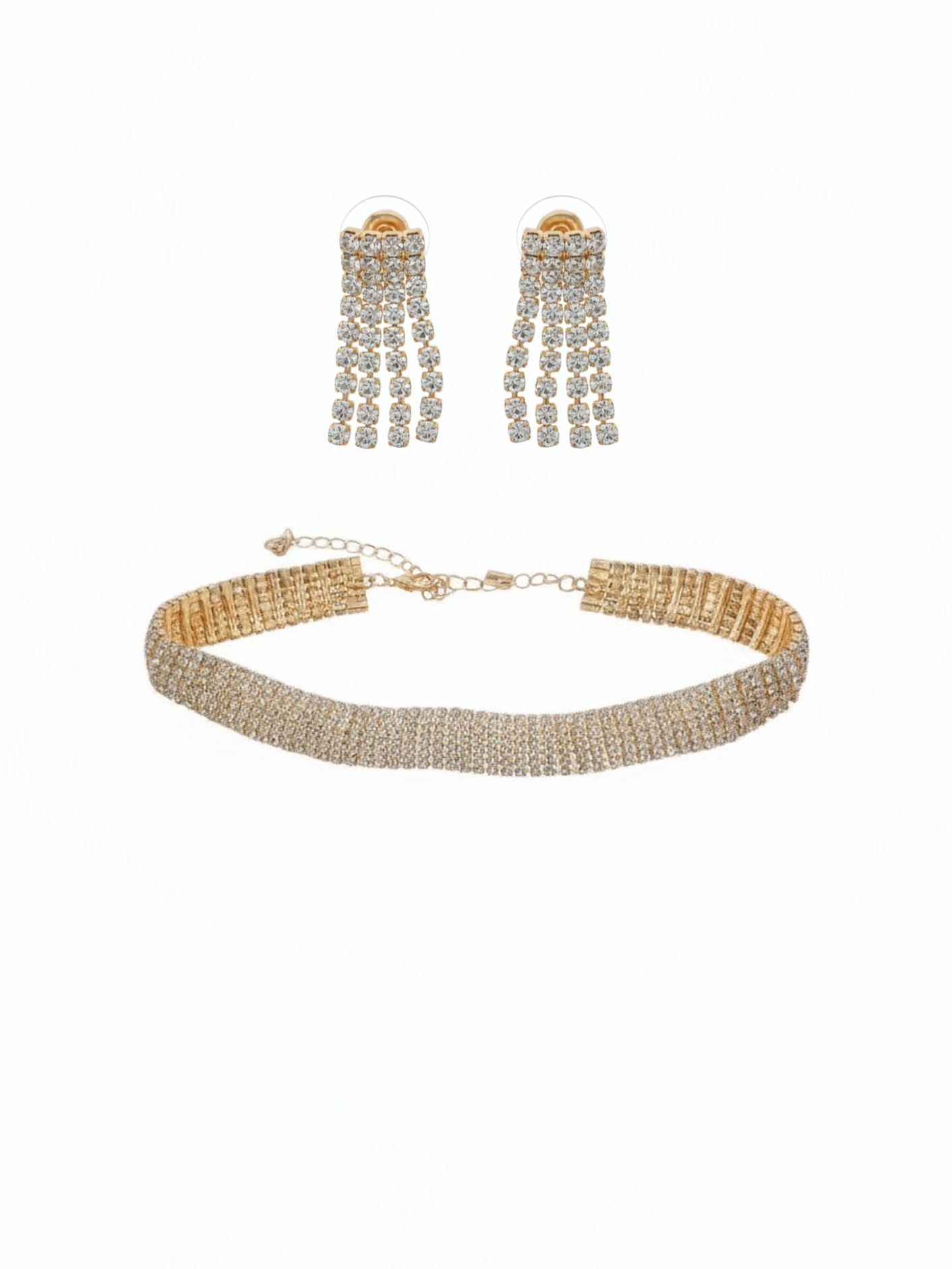 Choker & Earrings Set