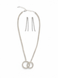 Double Ring Necklace Set