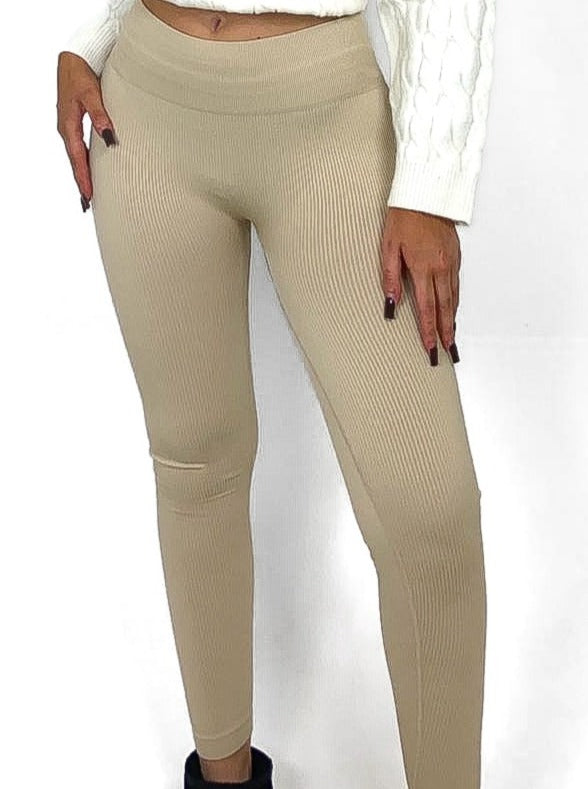 Seamless Ribbed Leggings