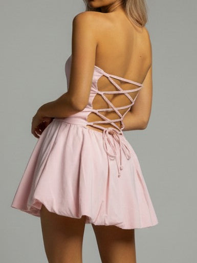 Puffball Tube Dress