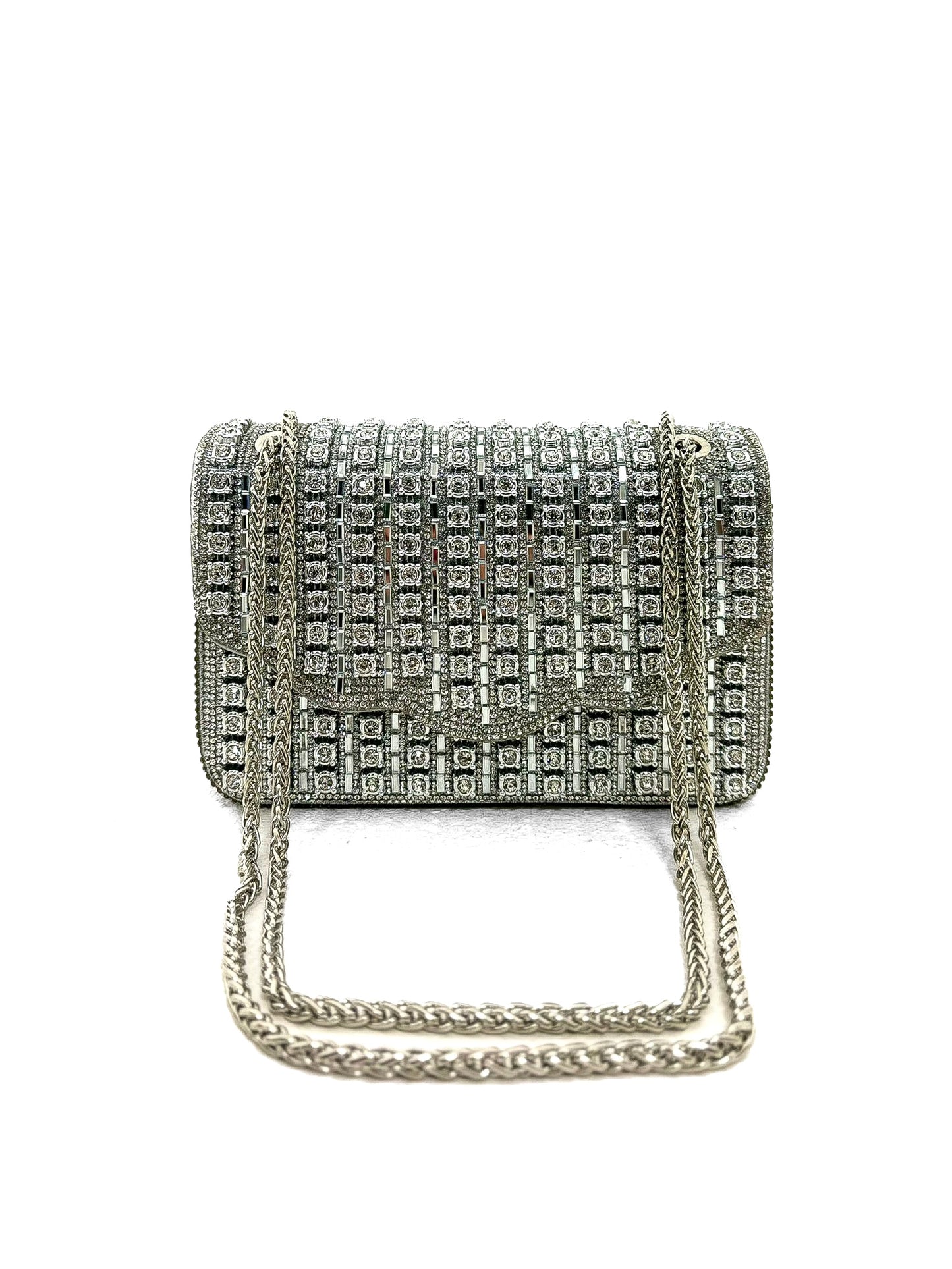 Chunky Diamante & Glitter Shoulder Bag