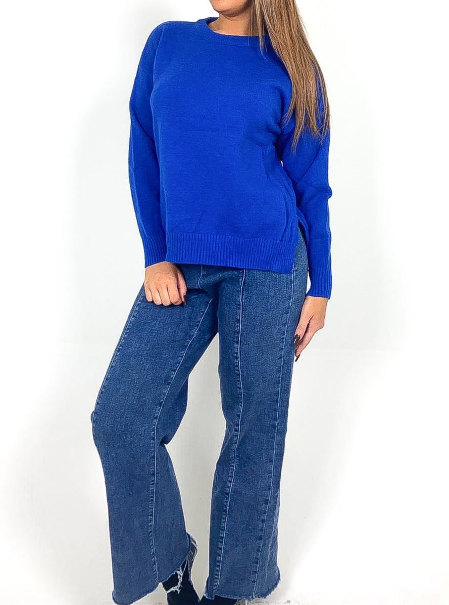 Loose Fit Round Neck Jumper