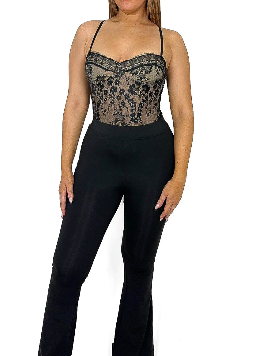 Lined Lace Bodysuit