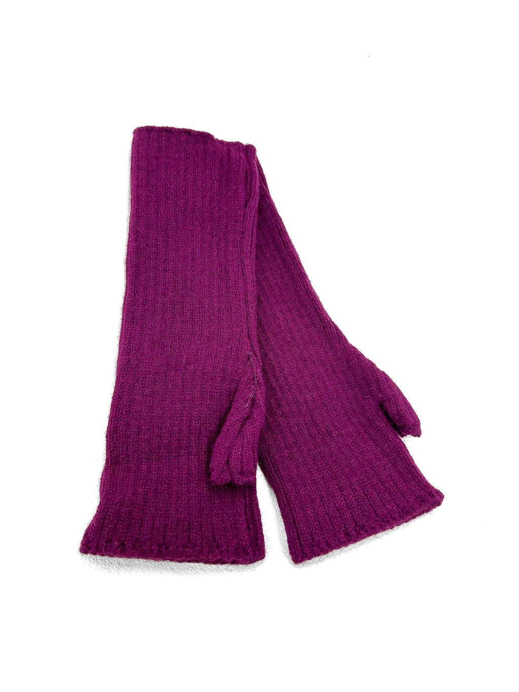 Rib Knitted Mittens