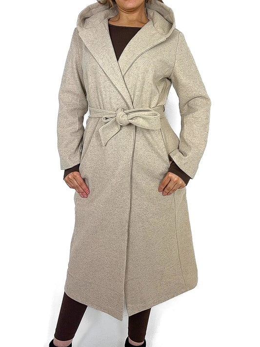 Hooded Felt Coat