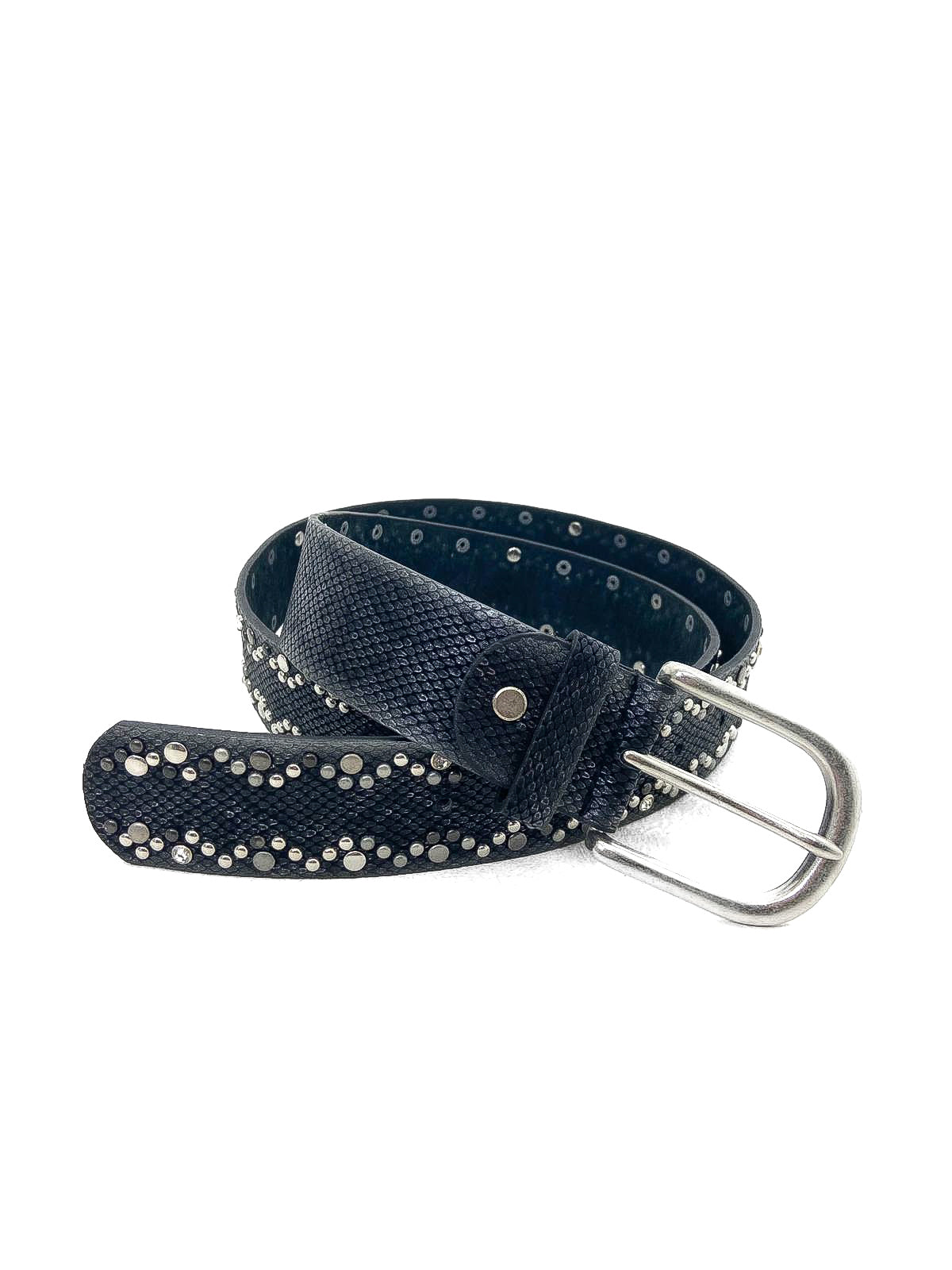 Snake Style Stud Detail Belt