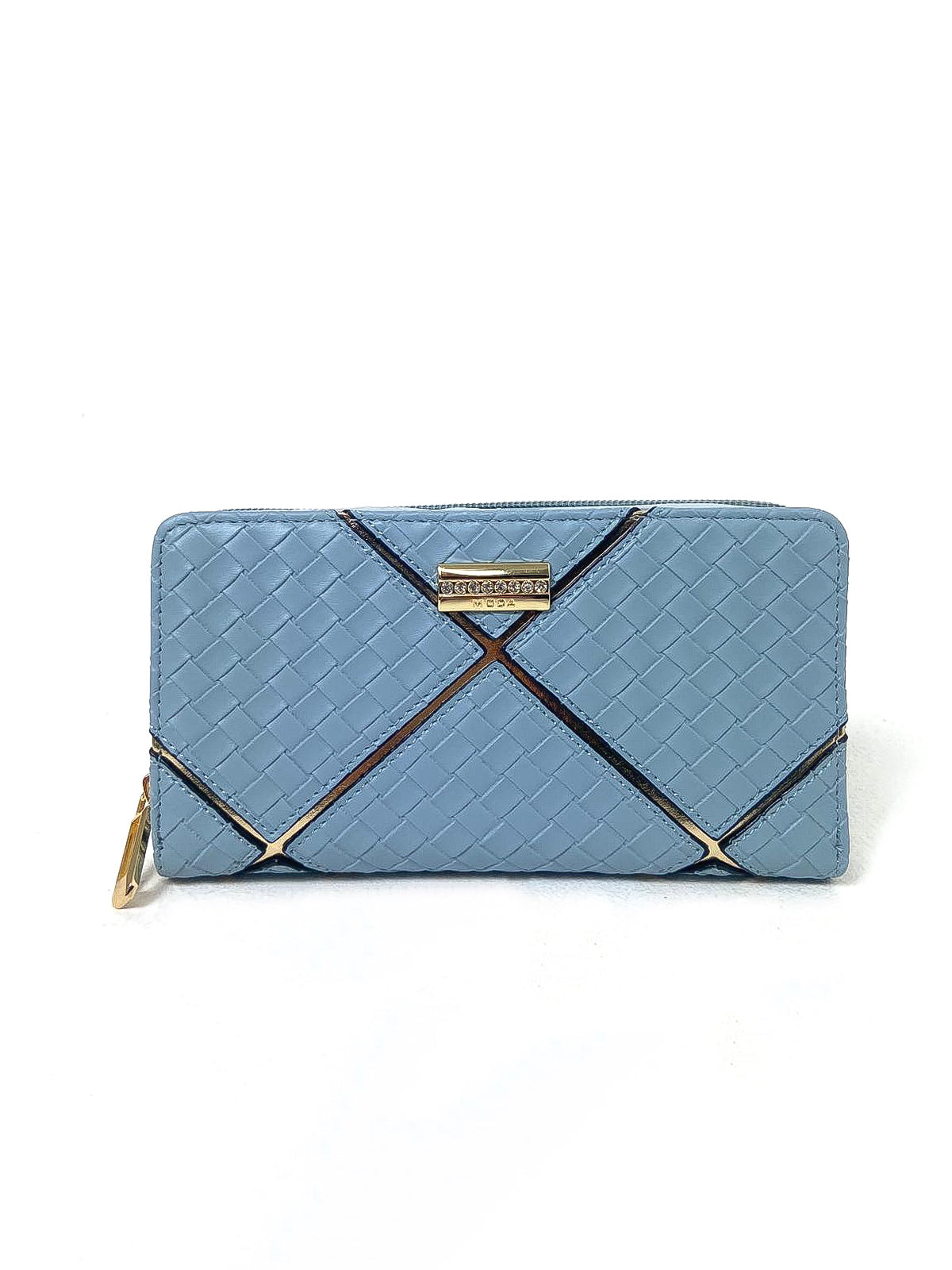 Woven Metallic Detail Purse