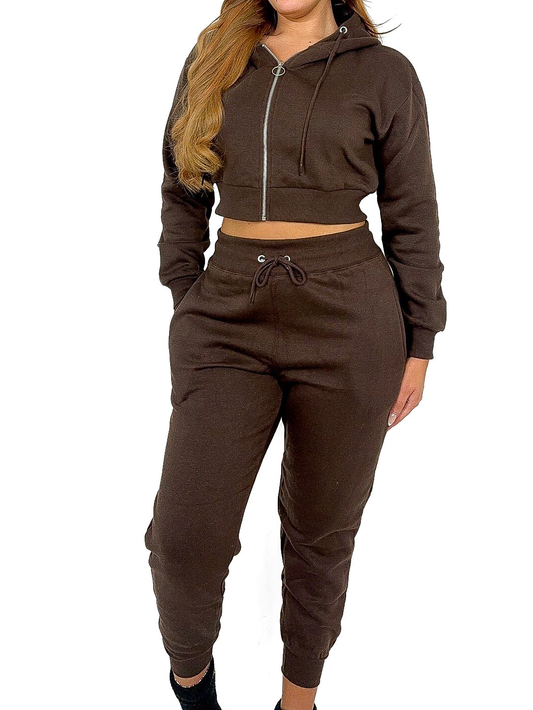 Cropped Hoody Tracksuit