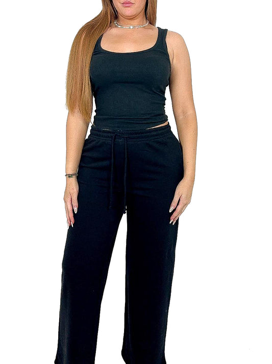 Wide Leg Jogging Pants