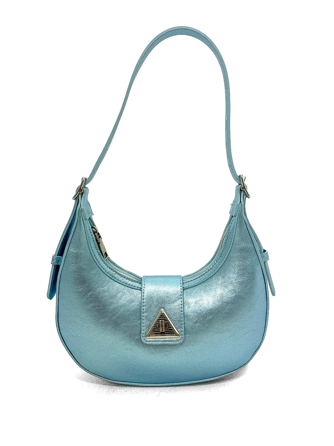 Metallic Moon Shaped Mini Bag