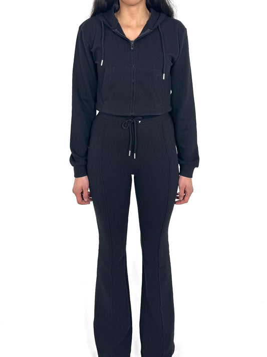 Fitted Hoodie & Flares Co-Ord