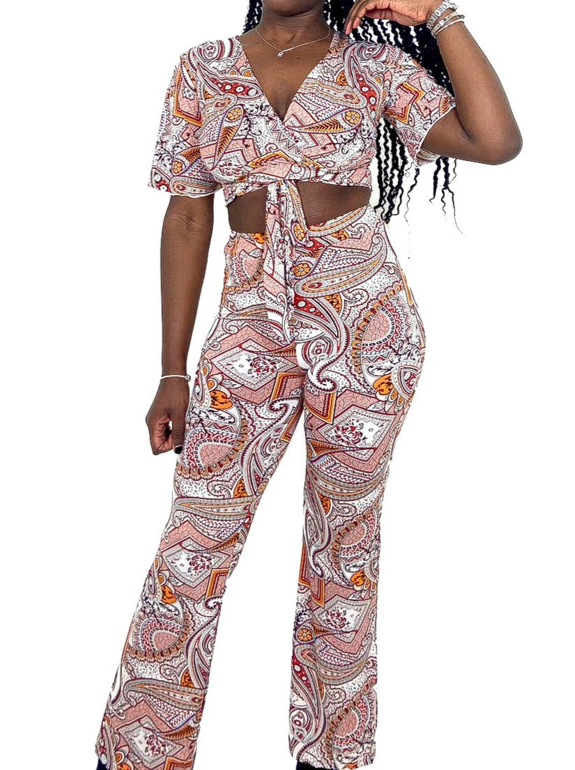 Paisley Print Slinky Co-Ord