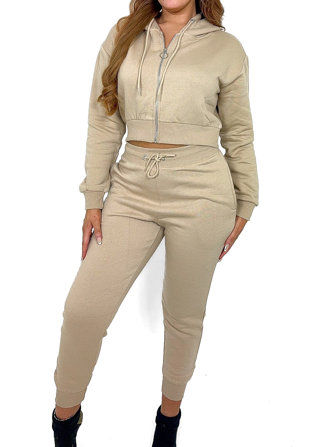 Cropped Hoody Tracksuit