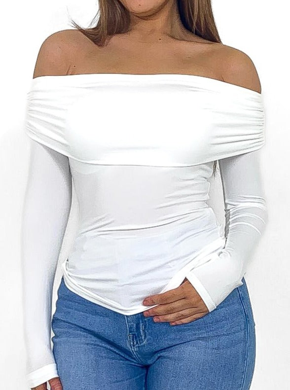 Slinky Bardot Top