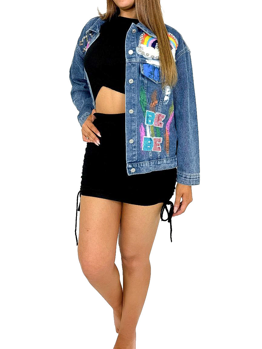 Embellished Denim Jacket